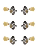 SD90-MGT-SL-N-L3+R3 Колки для гитары 3+3, локовые, никель, Gotoh