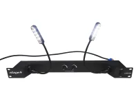 STAGE4 LA0102 Комплект из двух ламп на гусиной шее для подсветки 19", регулировка положения (360°), регулируемая яркость, высота 1U