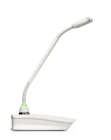 Shure mx410wlpdf/n. конденсаторный микрофон shure, две гибкие секции, длина 25,4 см, двухцветная индикация, без предусилителя, без капсюля, цвет белый