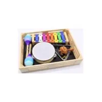 Wisemann wpp 013107  перкуссионный набор: мараркасы, тамбурин, ксилофон, треугольник, sound block