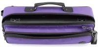 Flute case cover Gard Bags GB-161MSU - Сумка из синтетической ткани с кожаной отделкой для флейты в футляре с наружным карманом. Цвет пурпурный