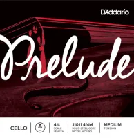 Струна A для виолончели D'Addario Prelude J1011 4/4M