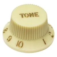 Hosco h-kvt-240ti  ручка потенциометра tone, strat, цвет vintage white