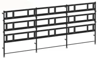 Antall NS – 3*5 - Модульный комплект креплений для видеостены напольного-стенового типа; конфигурация 3х5 дисплеев; для дисплеев с диагональю 46, 47, 55, 60" и весом до 85 кг, цвет черный и белый