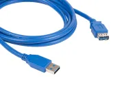 Кабель [96-02310006] Kramer Electronics [C-USB3/AAE-6] USB-A 3.0 вилка-розетка, 1,8 м