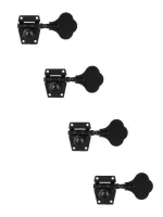 MHB-01-BK-4L Колки для бас-гитары 4л, черные, Metallor