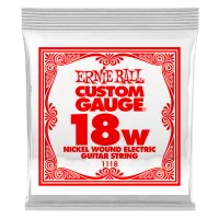 Ernie Ball 1118 струна для электро и акустических гитар. Сталь, калибр .018