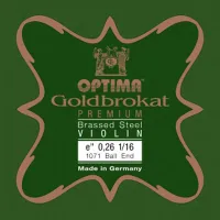 Струна E для скрипки Optima Goldbrokat Brass Premium G1071 26B 1/16