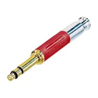 Neutrik NP3TT-AU-R разъем Bantam 4.4мм (0.173"), TR под пайку, S под обжим красный