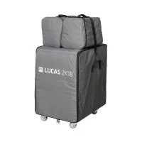 HK AUDIO LUCAS 2K18 Roller Bag Транспортировочный комплект для системы LUKAS 2K18, состоящий из трёх чехлов и тележки.