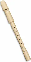 Soprano recorder Mollenhauer Swing 0705 - Трехчастная блокфлейта-сопрано из текстурированного пластика с барочной аппликатурой и двойными отверстиями. Цвет черный и слоновая кость