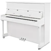 Becker CBUP-121PW-2 пианино белое полированное, банкетка в комплекте 121 см. пр-во Китай