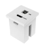 Kramer MD-H+B/AF(W)- Модуль 2xUSB-C (вилка) для розеточной станции Kramer, поддержка 4К60 (4:4:4), белый