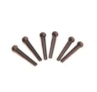 Bridge-pin-bk Фиксатор струн, чёрный с белой точкой, Cort