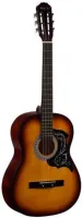 PHIL PRO AS - 39 / SB- гитара акустическая «Фолк» 39”; Верхняя дека: Липа; Нижняя дека и обечайка: Липа; Гриф: Катальпа, цвет САНБЕРСТ