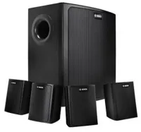 Bosch LB6-100S-D - Настенная музыкальная акустическая система (1 сабвуфер + 4 сателлита), черный корпус