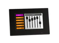 ETC P-TS7-4 PARADIGM 7" TOUCHSCREEN, Black Контроллер системы PARADIGM с сенсорным экраном диагональю 7”. TFT LCD-экран с задней подсветкой и емкостным сенсорным интерфейсом, диагональ 7”, разрешение WVGA 800x480 пикс., глубина цвета 24bit, углы обзора: 1