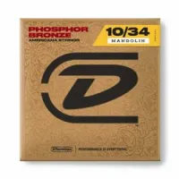 Dunlop dmp1034 mandolin phosphor bronze medium  cтруны для мандолины, фосф. бронза, light 10-34