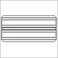 Brightline FLXT2-X35-FF-MCM- Потолочный двухмодульный светодиодный светильник с регулировкой яркости по интерфейсу DALI