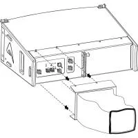 Axiom RAINCOV2065- Чехол для защиты кабелей активной АС AX2065 от дождя, черного цвета
