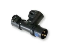 T-коннектор 2-х розеточный с вводной вилкой 16A/230V/2P+E/IP67 94326003