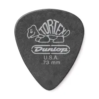 DUNLOP 488P.73 Tortex Pitch Black набор медиаторов .73 мм 12 шт