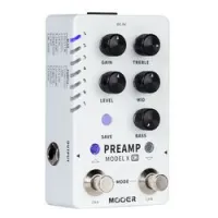 Mooer preamp model x2  цифровой гитарный моделирующий двухканальный преамп, 14 моделей
