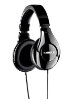 Shure srh240a-bk-efs. профессиональные наушники shure закрытого типа, адаптер 6,3 мм в комплекте