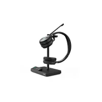 WH62 Dual UC Дуо, Беспроводная, HD звук, 160м DECT, Шумоподав, USB-хаб