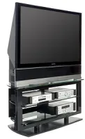 Стойка BDI Icon 3-полочная угловая под телевизор Black(9425)