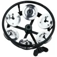 Meinl thh1bk  тамбурин 5" professional series, джинглы стальные
