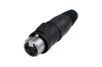 Rean rcx3f-z  разъем xlr (f) 3-pin, влагозащищенный, ip65, металл/ пластик