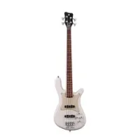 Warwick streamer cv cw hp  teambuilt бас-гитара, пассивная электроника, чехол, цвет белый