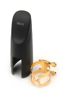 HBS1G H-Ligature Лигатура с колпачком для баритон саксофона, позолоченная, Rico