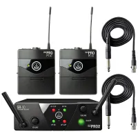 AKG WMS40 Mini2 Instrumental Set BD US45 - радиосистема инструмент.с 2-мя передат.(660.7/662.3МГц)