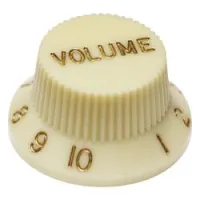 Hosco h-kvt-240vi  ручка потенциометра volume, strat, цвет vintage white