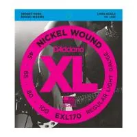 D`addario exl170 (уценка)  струны для бас-гитары nickel wound, 45-100, regular light
