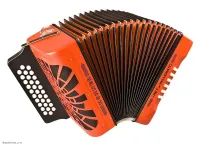 HOHNER El Rey del Vallenato ADG orange - Аккордеон диатонический