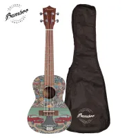 Bamboo bu-21 route lover sale  укулеле сопрано с чехлом, рисунок маршрут 66