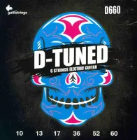 (010-060) GALLI STRINGS D660 - струны для электрогитары, серия d-tuned.