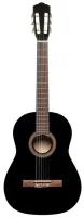 STAGG SCL50-BLK - классическая гитара, размер 4/4, верхняя дека, задняя дека и обечайка: липа, гриф: клён, с анкерным стержнем, накладка: пау ферро, цвет чёрный