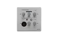 Настенная панель управления BIAMP [PM1122RL] (APART) для предусилителя PM1122: выбор источника, регулировка громкости. Mic(XLR) и Line(mini-jack) вх. Кабель: CAT5. Монтажные коробки BBI1 и BB1 опц-но. 80 x 115 мм (40 мм глубина за фланцем). Цвет: серый.