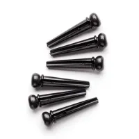 HE216B Фиксаторы струн 6шт, черные, Dunlop