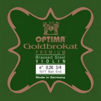 Струна E для скрипки Optima Goldbrokat Brass Premium G1071 26B 3/4