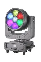 IW 7x60 B-eye IP65
                Прожектор IW 7x60 B-eye IP65
Вращающаяся голова Wash. Источник света 7 по 60 Вт светодиодов RGBW. Zoom: линейный  3.5°- 45°. Вращение Раn : 540°;  Tilt 270°. Защита IP65. Диммер, строб. Управление: DMX 21/23/35/42/49/51/