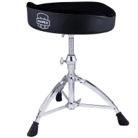 Mapex T685 Стул с седлообразным сиденьем 14” x 4”, тканевое покрытие, ось с резьбой, двойные ножки, серия 600