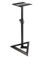 Lux Sound SS045B Стойка для студийных мониторов, напольная, регулируемая по высоте 70-110 см, платформа 22*23 см, максимальная нагрузка до 20 кг, стальная, черная