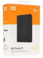 Внешний жесткий диск WD My Passport WDBPKJ0040BBK-WESN 4TB 2.5" USB 3.0 Black D8B