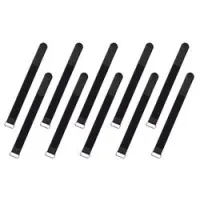 Rockboard cable ties 400 b  липучки для проводов (10 шт. ), черная, large