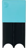 Box for reeds D'Addario Reedgard DRGRD4TBBL - Пластмассовая коробочка для 4 тростей тенор или баритон-саксофона. Цвет голубой
